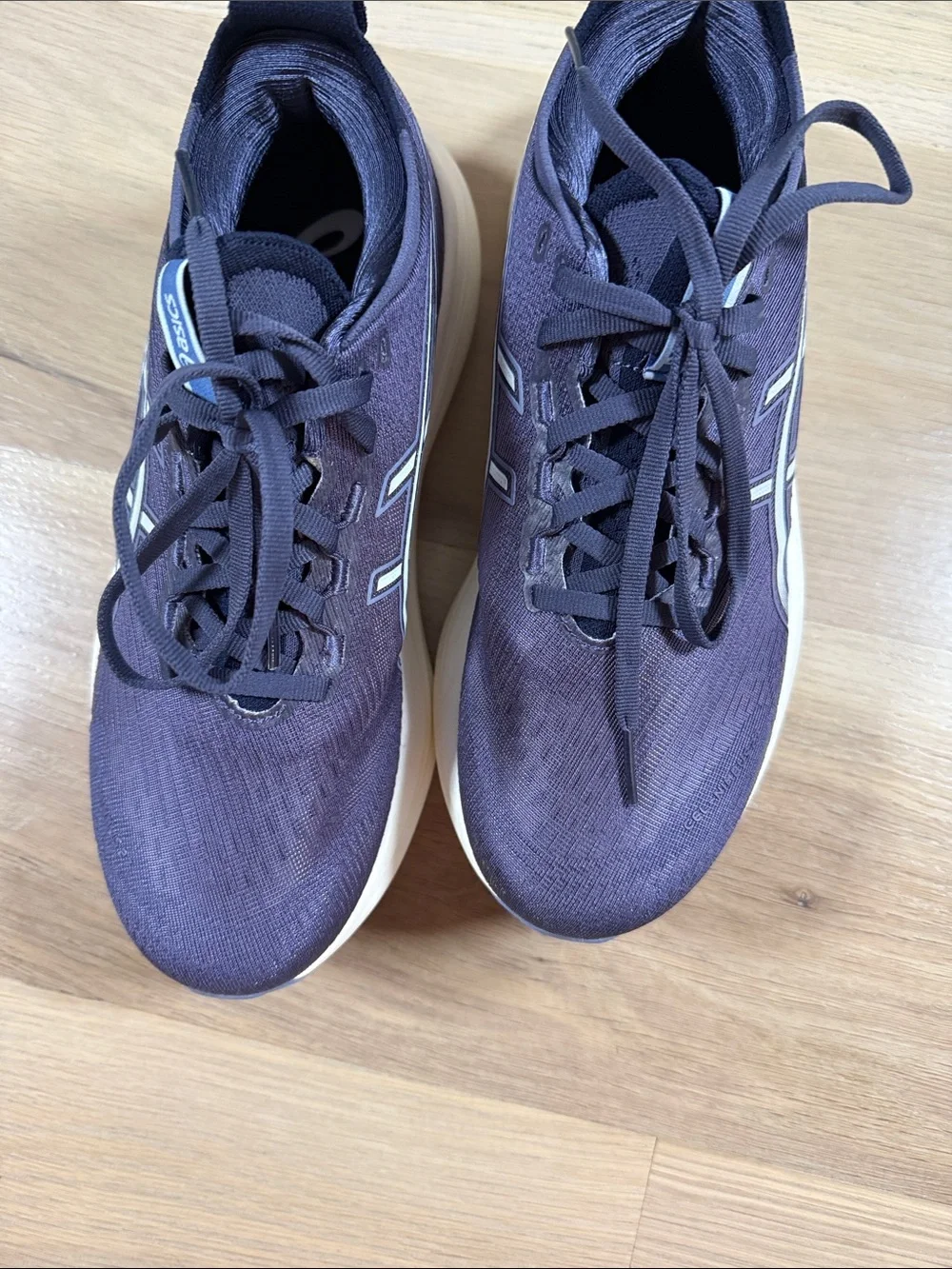 ASICS GEL-Nimbus Running Shoes Women Size 8 Blue Purple 1012B753 Max Cushion